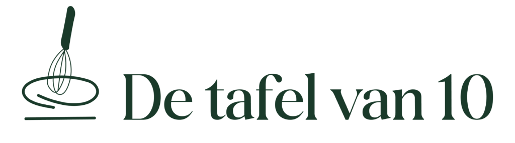 Donker logo van De tafel van 10 uit venray. Kookworkshop